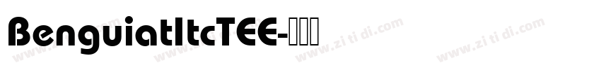 BenguiatItcTEE字体转换