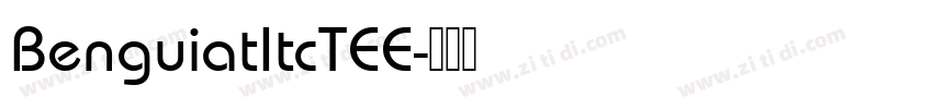 BenguiatItcTEE字体转换
