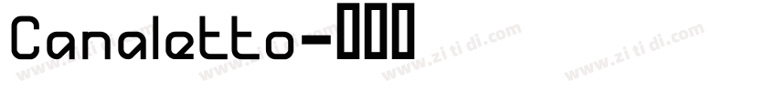 Canaletto字体转换