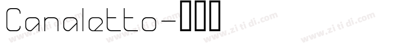 Canaletto字体转换