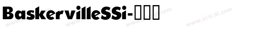 BaskervilleSSi字体转换