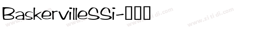 BaskervilleSSi字体转换