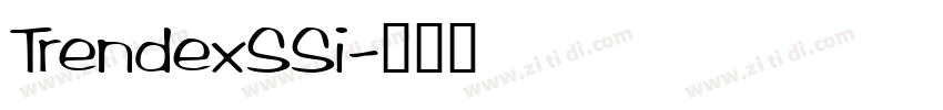 TrendexSSi字体转换