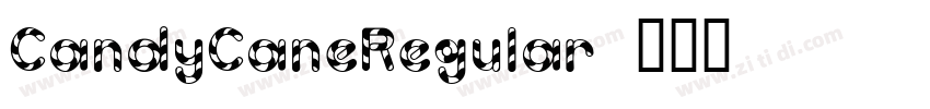 CandyCaneRegular字体转换