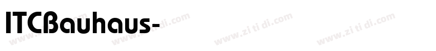 ITCBauhaus字体转换