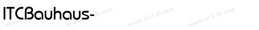 ITCBauhaus字体转换