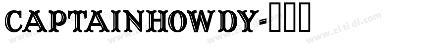 CaptainHowdy字体转换