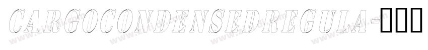 CargoCondensedRegula字体转换