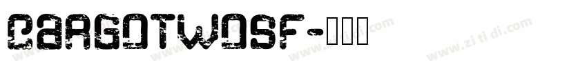 CargoTwoSF字体转换