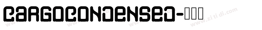 CargoCondensed字体转换