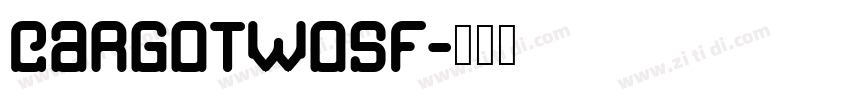 CargoTwoSF字体转换