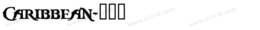 Caribbean字体转换