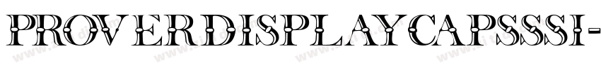 ProverDisplayCapsSSi字体转换