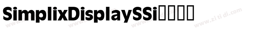 SimplixDisplaySSi字体转换