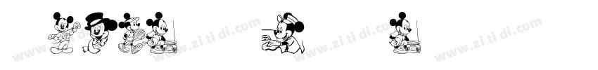 MickeyMousePERSONALU字体转换