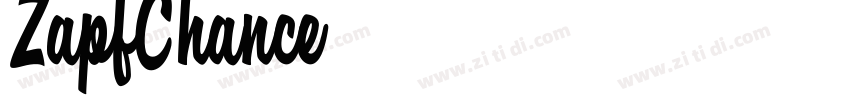 ZapfChance字体转换