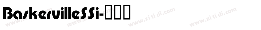 BaskervilleSSi字体转换