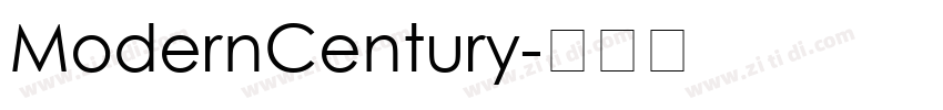 ModernCentury字体转换
