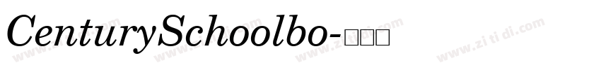 CenturySchoolbo字体转换