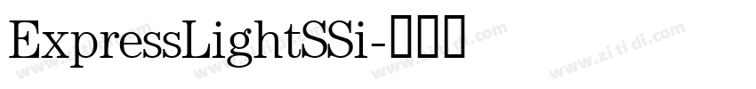 ExpressLightSSi字体转换