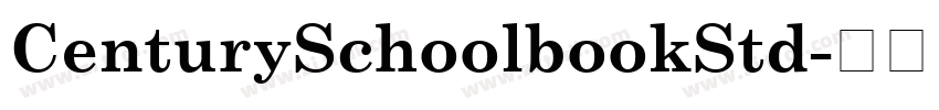 CenturySchoolbookStd字体转换