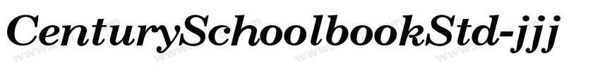 CenturySchoolbookStd字体转换