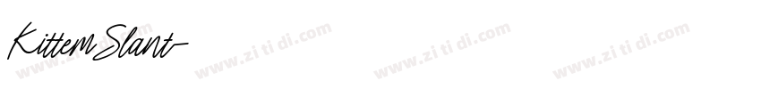 KittemSlant字体转换