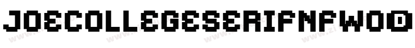 JoeCollegeSerifNFW0字体转换