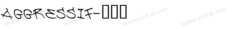 Aggressif字体转换