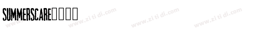 summerscare字体转换