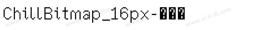 ChillBitmap_16px字体转换