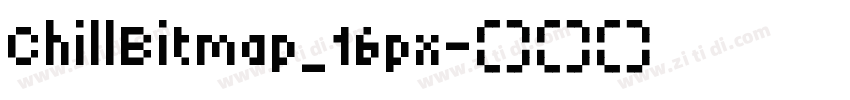 ChillBitmap_16px字体转换