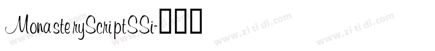 MonasteryScriptSSi字体转换