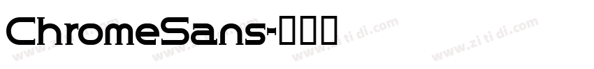 ChromeSans字体转换