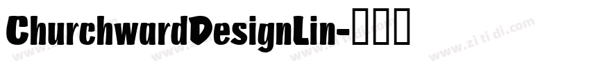 ChurchwardDesignLin字体转换