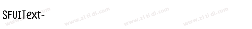 SFUIText字体转换
