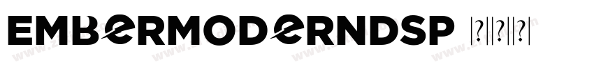 EmberModernDsp字体转换