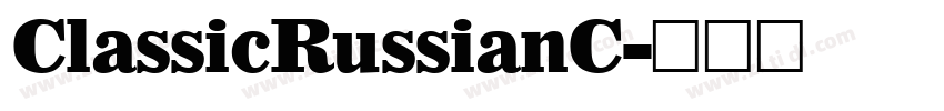 ClassicRussianC字体转换