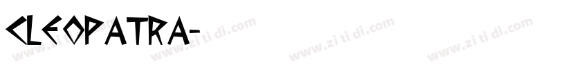 Cleopatra字体转换