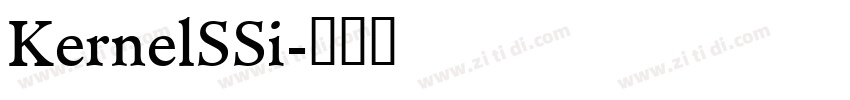 KernelSSi字体转换