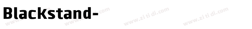 Blackstand字体转换