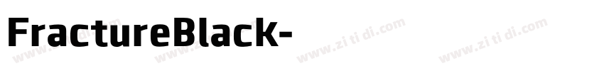 FractureBlack字体转换