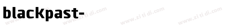 blackpast字体转换
