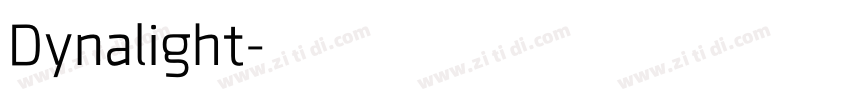 Dynalight字体转换