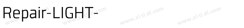 Repair-LIGHT字体转换
