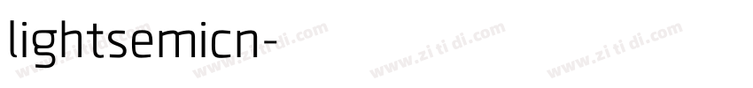lightsemicn字体转换