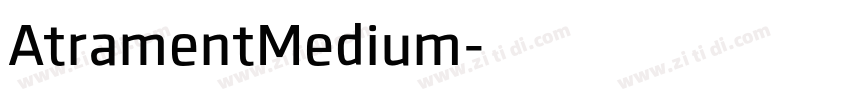 AtramentMedium字体转换