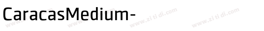 CaracasMedium字体转换