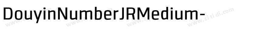 DouyinNumberJRMedium字体转换