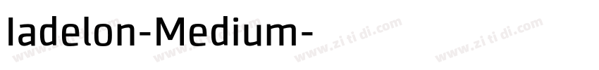 Iadelon-Medium字体转换